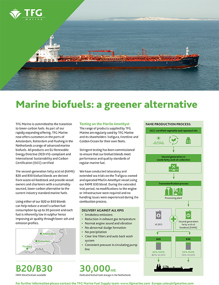 Marine biofuels cover